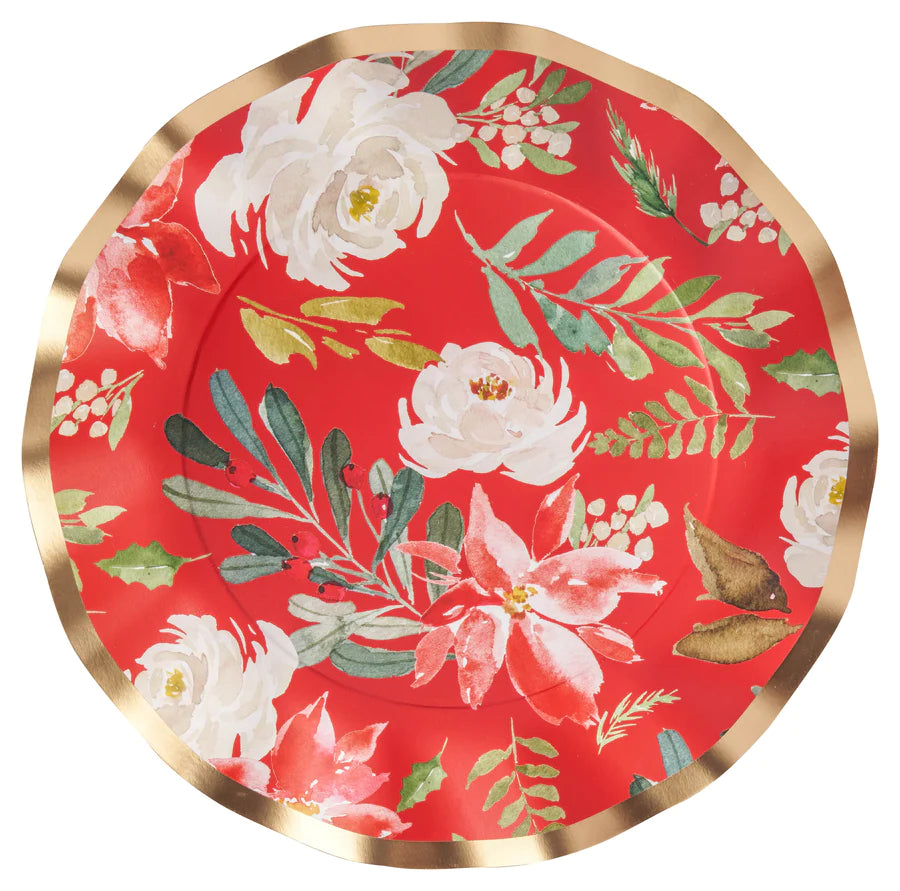 Winter Blossom Large Plate (8 Pack)