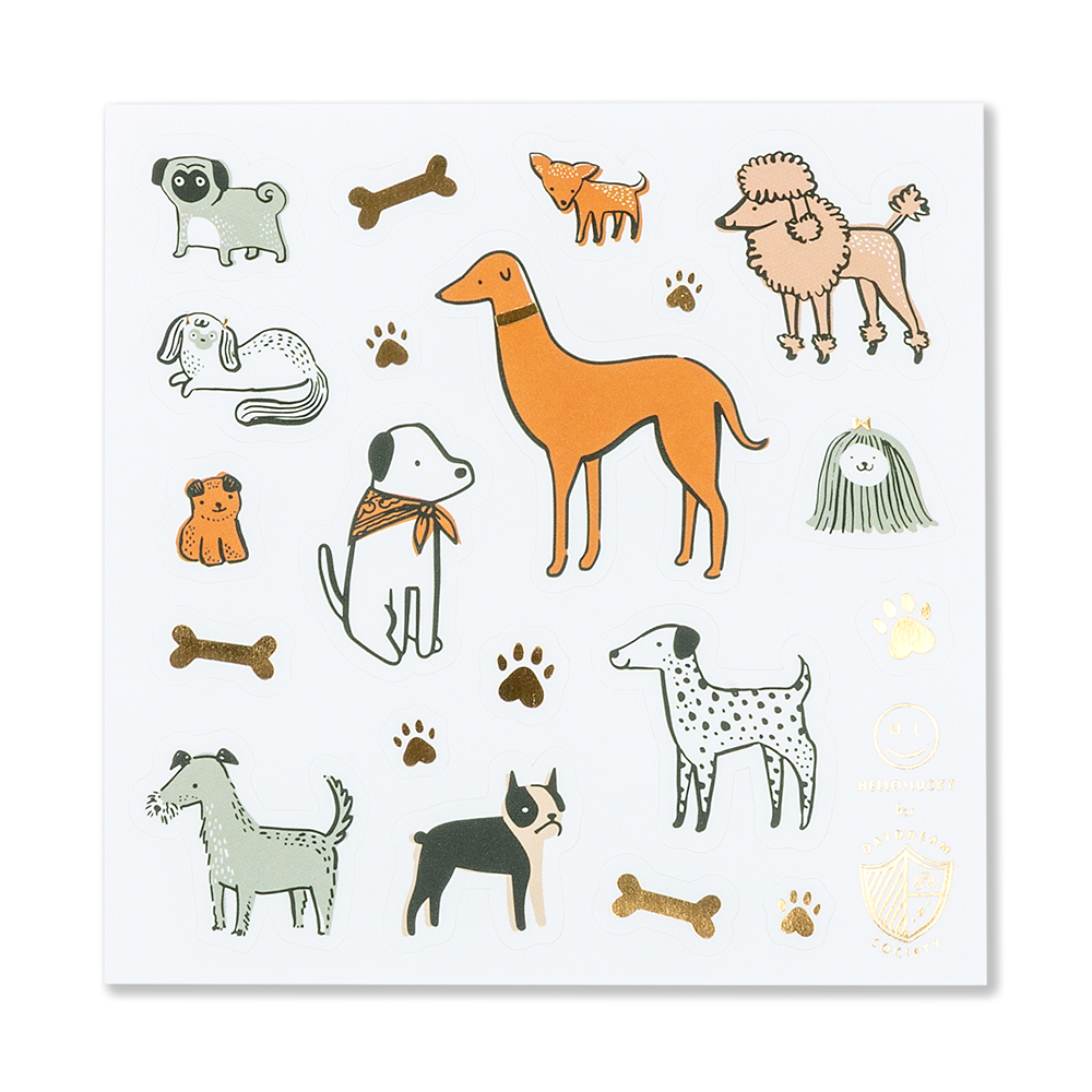 Bow Wow Sticker Set (4 Pack)
