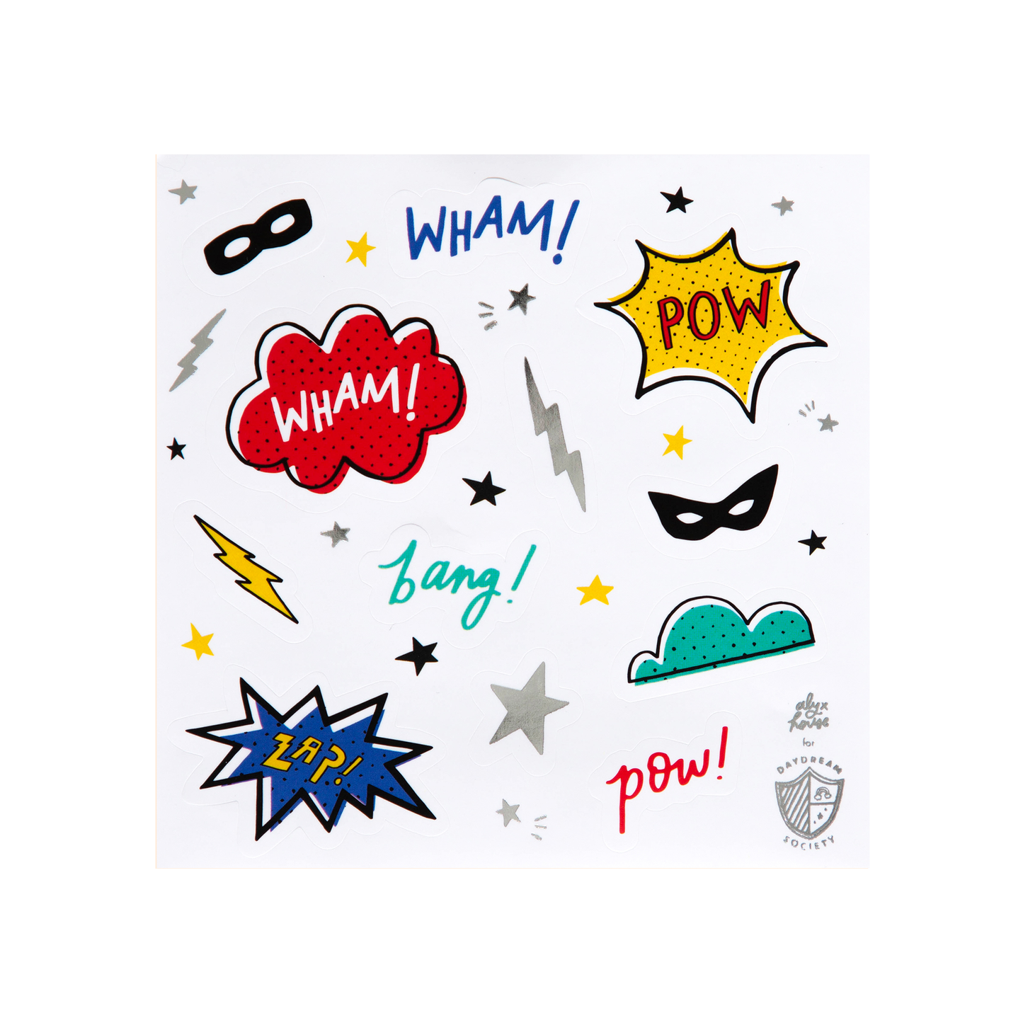 Superhero Sticker Set (4 pk)