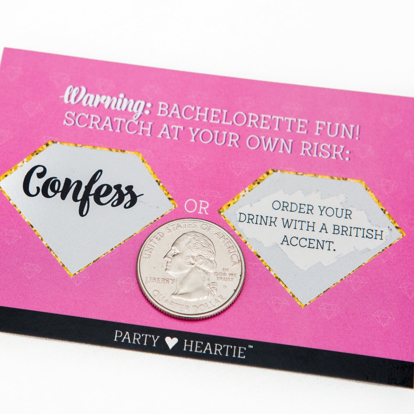 Bachelorette Party Confess or Dare Scratch Game (23 pk)