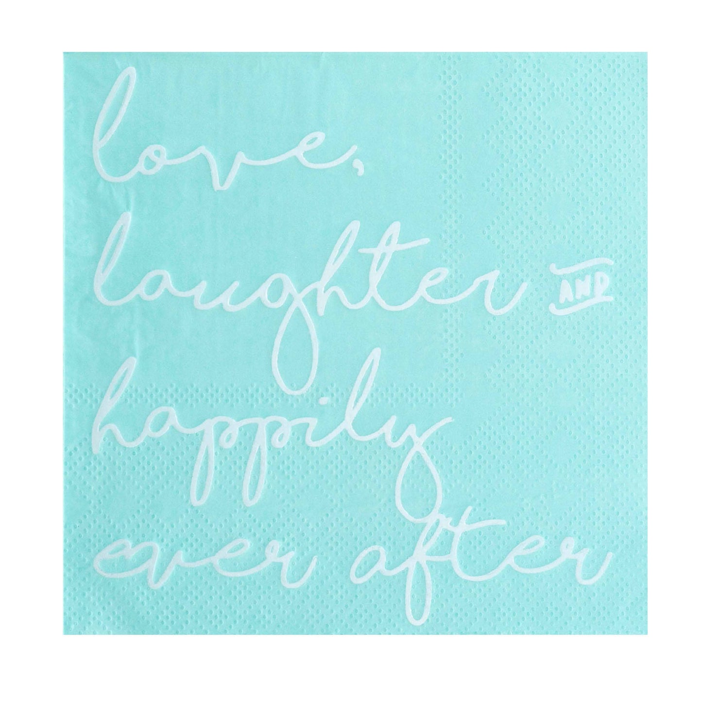 Love, Laughter & Happily Ever After Beverage Napkin (20 Count)