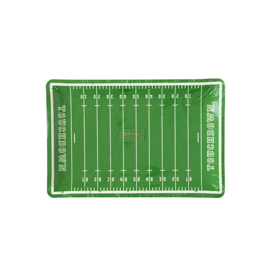 Football Field Plates (8 Count)