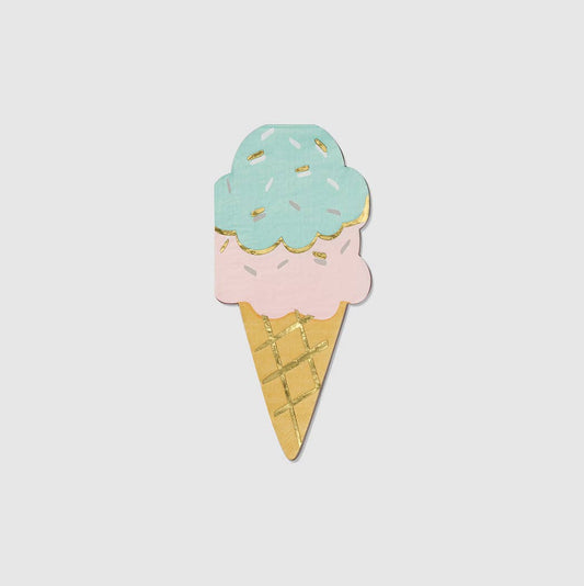 Ice Cream Cone Napkins (25 pk)