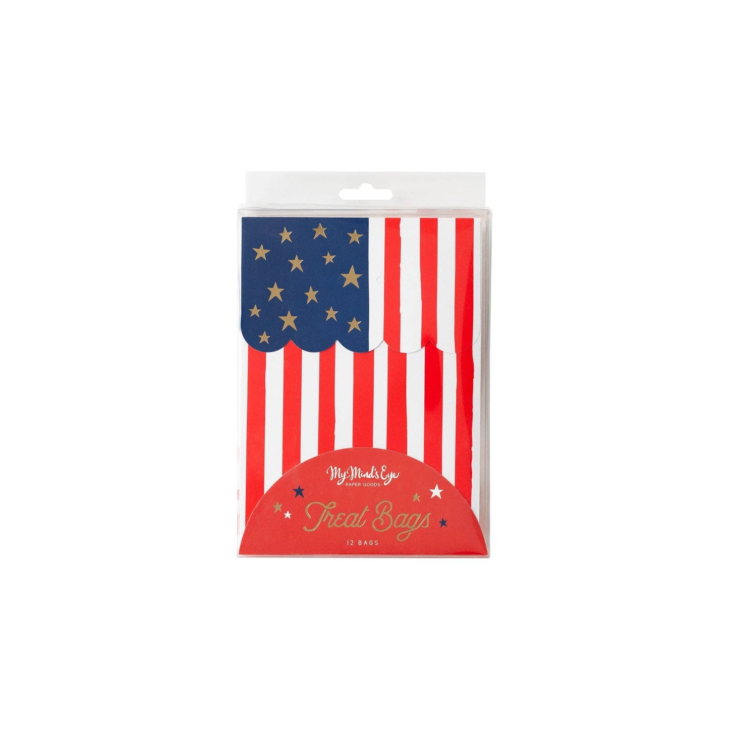 Flag Treat and Favor Bags (12 Count)