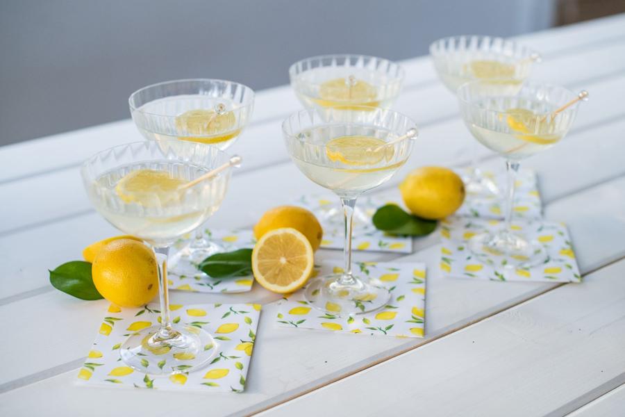 Lemon Drop Cocktail Napkins (20 pk)