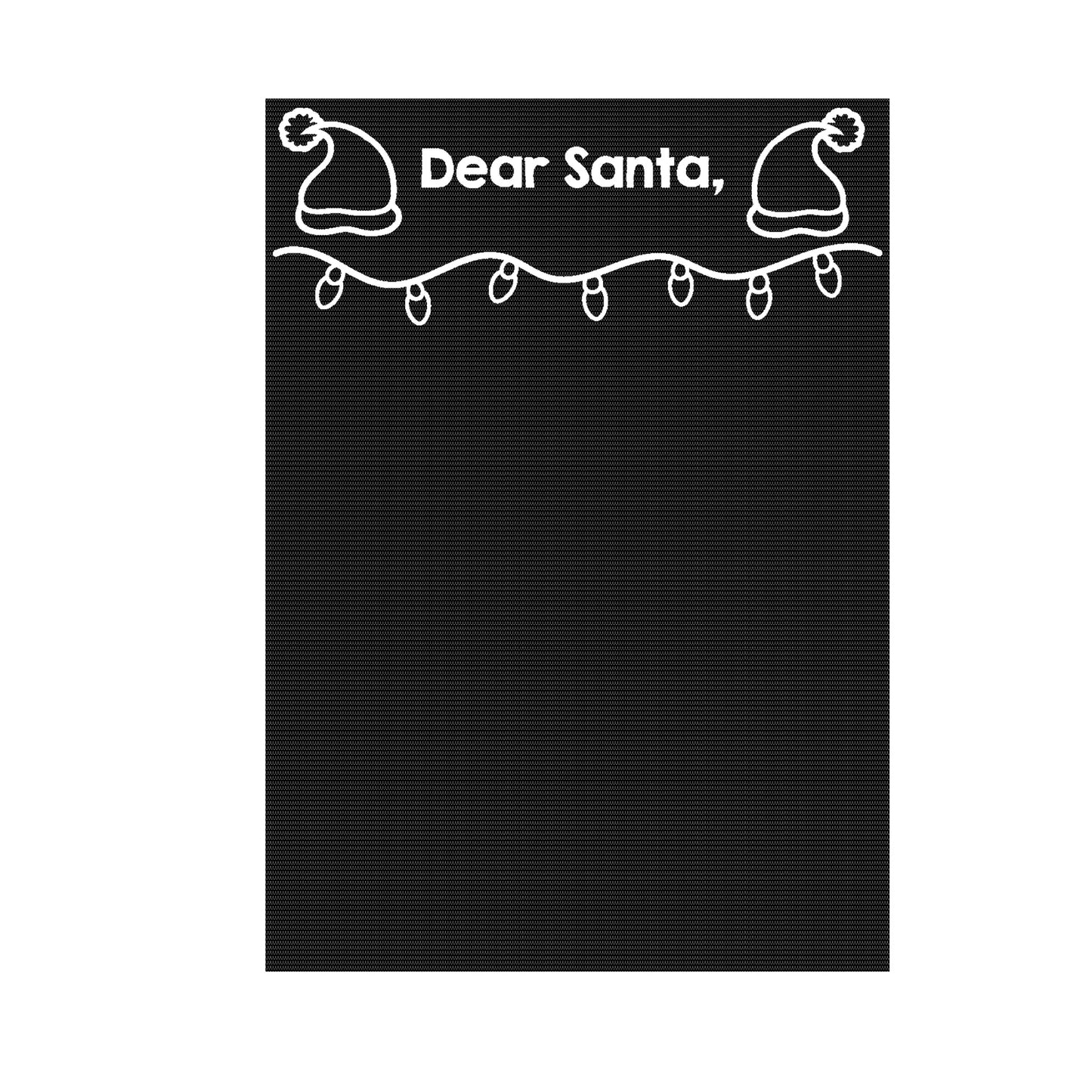 Christmas Chalkboard Card Activity Set