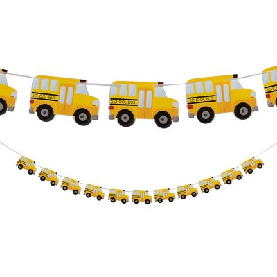 School Bus Banner (1 Count)