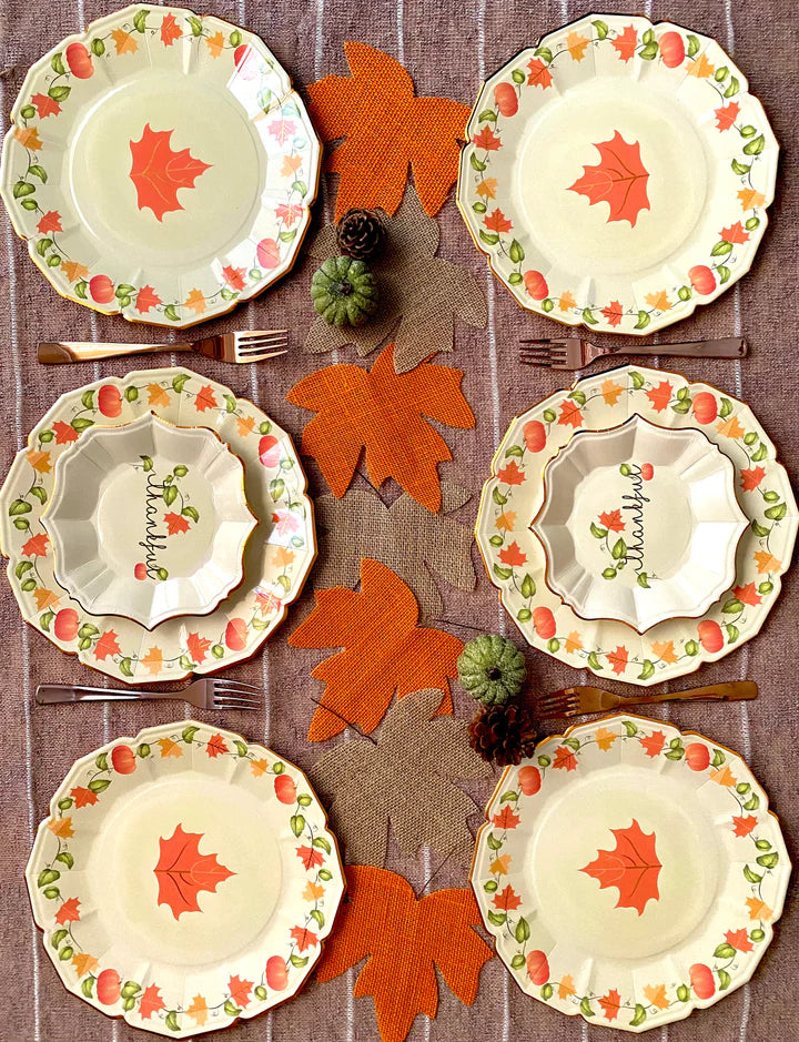 Thankful Dinner Plates (8 Count)